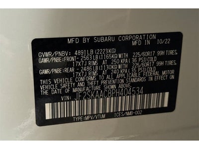 2023 Subaru Forester Base