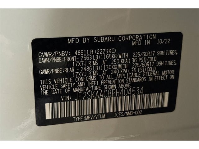 2023 Subaru Forester Base