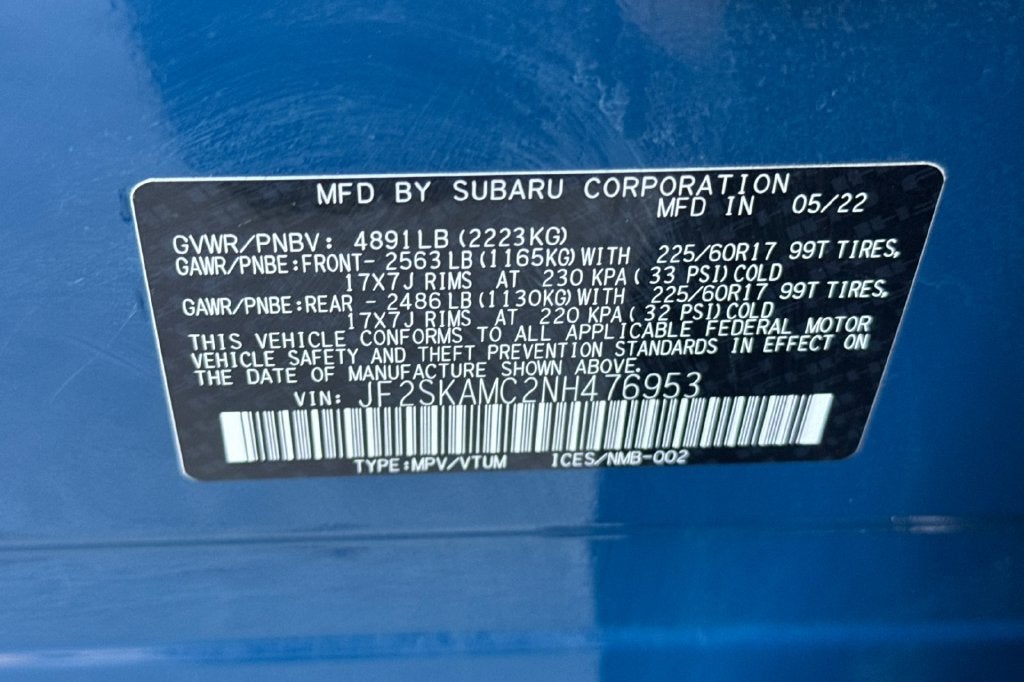2022 Subaru Forester Wilderness