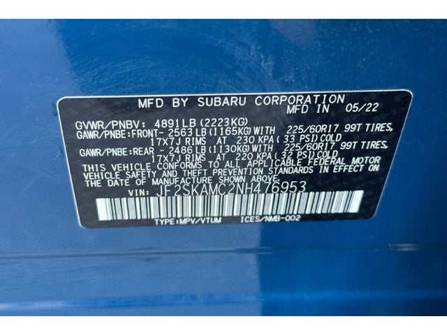 2022 Subaru Forester Wilderness