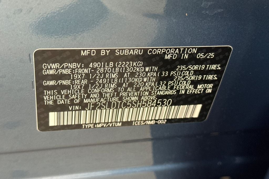 2025 Subaru Forester Touring