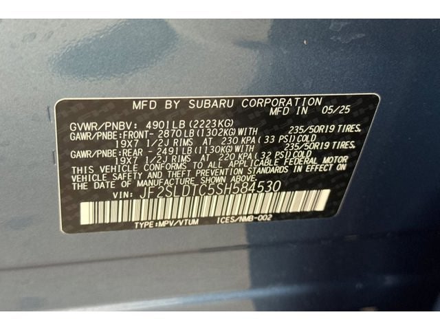 2025 Subaru Forester Touring