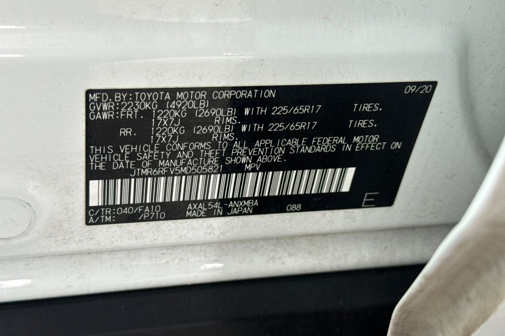2021 Toyota RAV4 Hybrid XLE