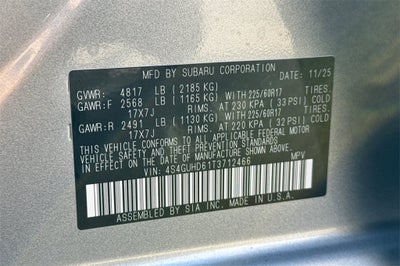 2026 Subaru Crosstrek Premium