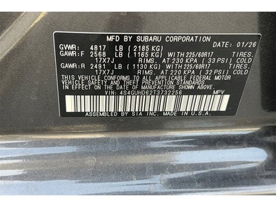 2026 Subaru Crosstrek Premium