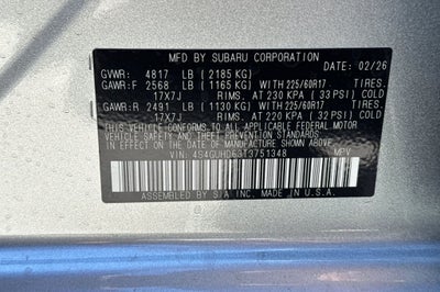 2026 Subaru Crosstrek Premium