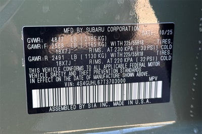 2026 Subaru Crosstrek Limited