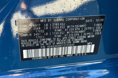 2026 Subaru Crosstrek Wilderness