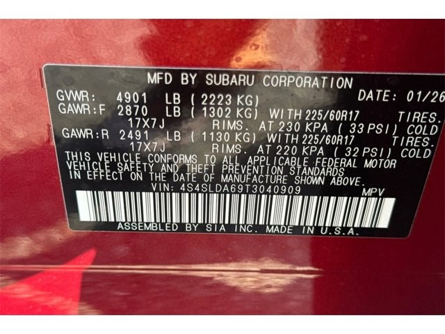 2026 Subaru Forester Standard Model