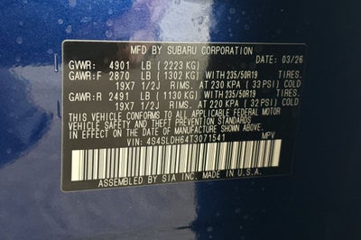 2026 Subaru Forester Sport Onyx Edition