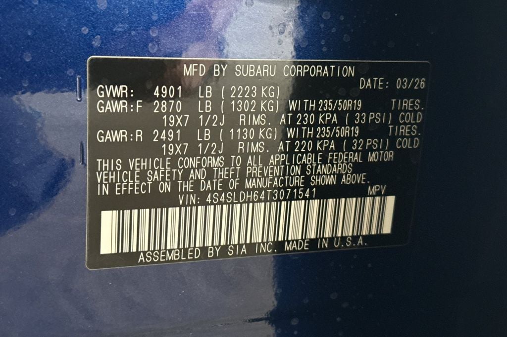 2026 Subaru Forester Sport Onyx Edition