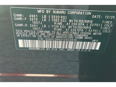 2026 Subaru Forester Limited