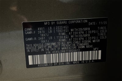 2026 Subaru Forester Limited