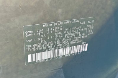 2026 Subaru Forester Limited