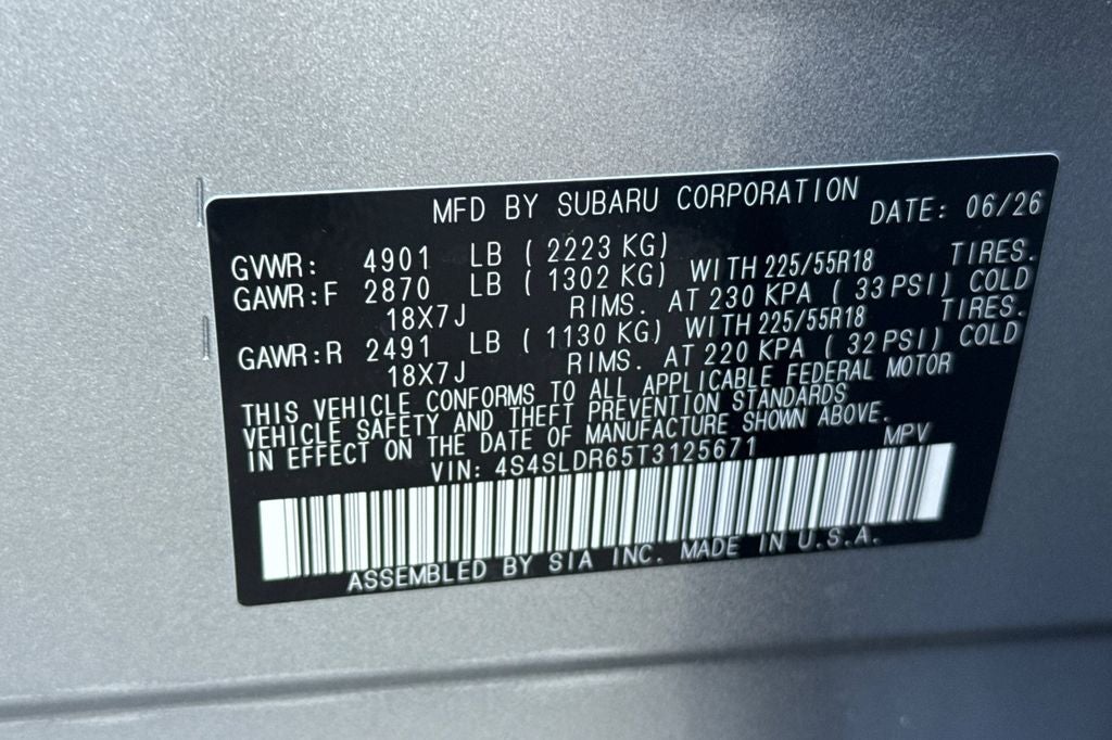 2026 Subaru FORESTER Limited