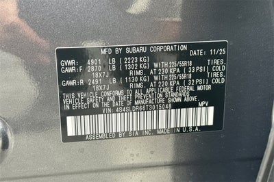 2026 Subaru Forester Limited