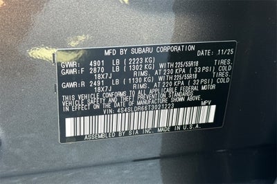 2026 Subaru Forester Limited