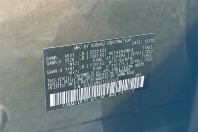 2026 Subaru Forester Limited