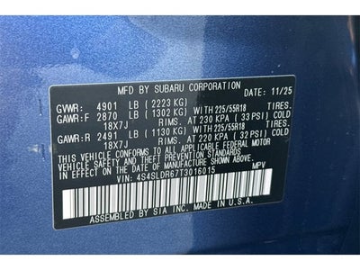 2026 Subaru Forester Limited