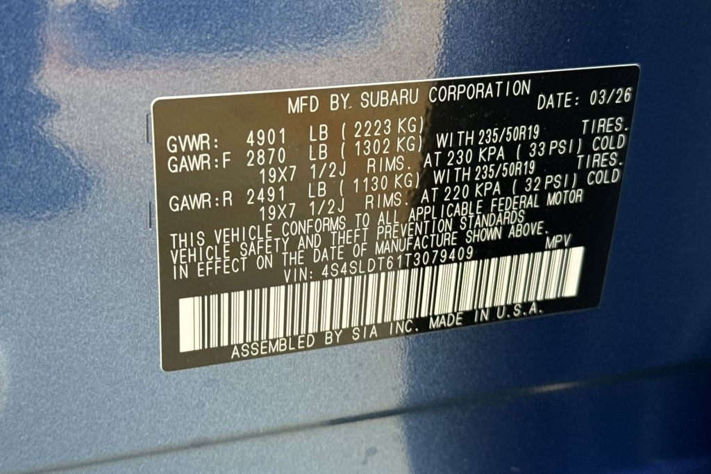 2026 Subaru Forester Touring