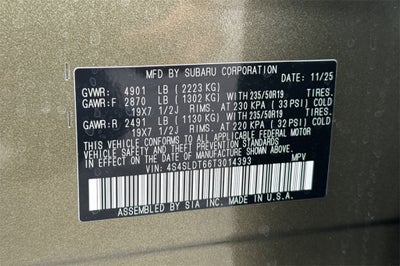 2026 Subaru Forester Touring