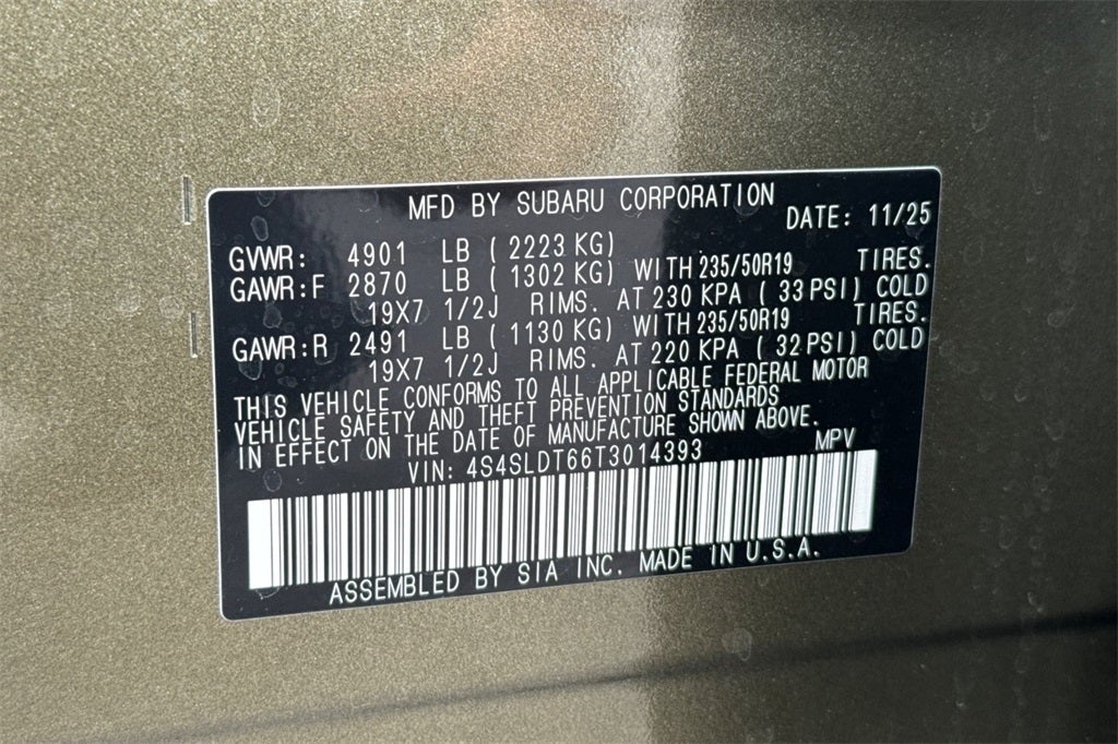 2026 Subaru Forester Touring