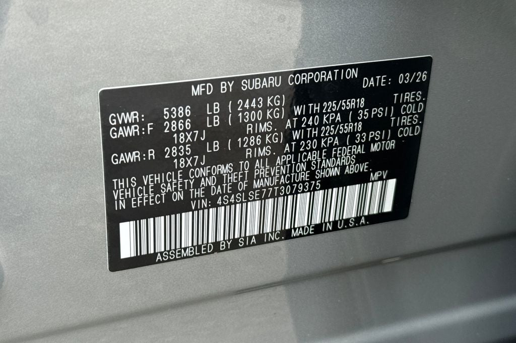 2026 Subaru Forester Hybrid Premium Hybrid