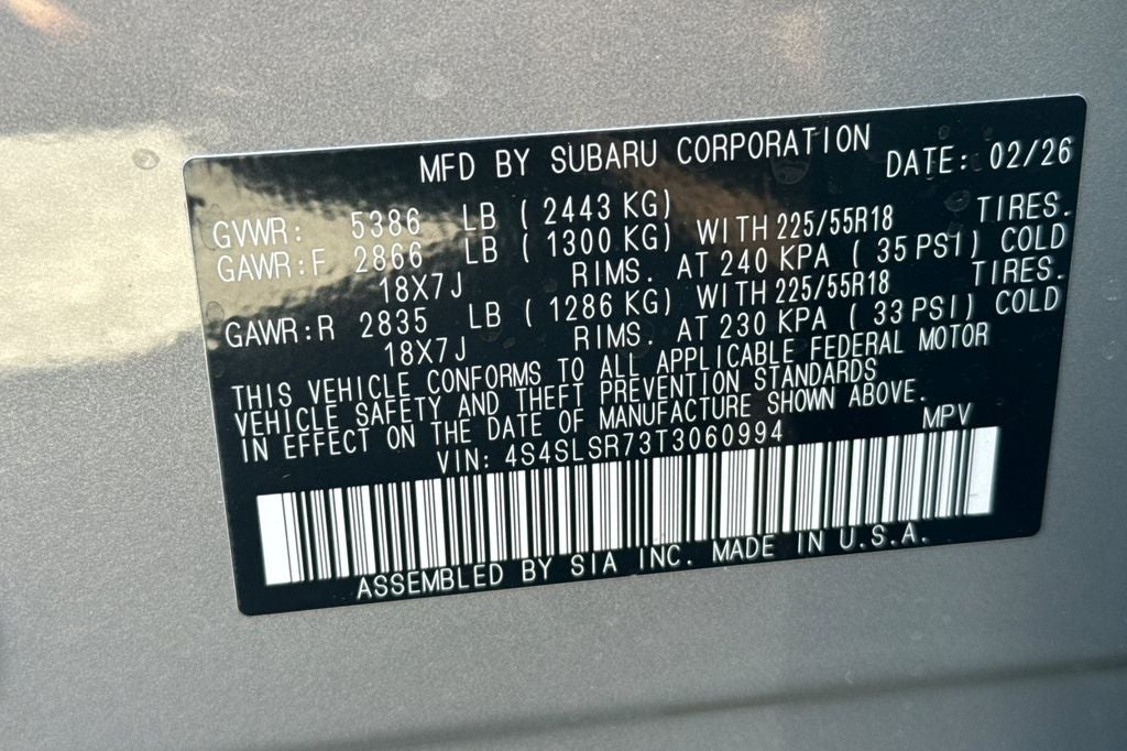 2026 Subaru Forester Hybrid Limited Hybrid