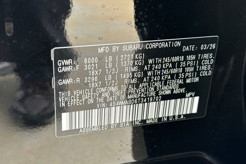 2026 Subaru Ascent Premium 7-Passenger