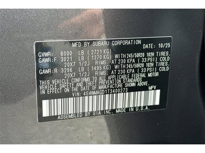 2026 Subaru Ascent Limited 7-Passenger