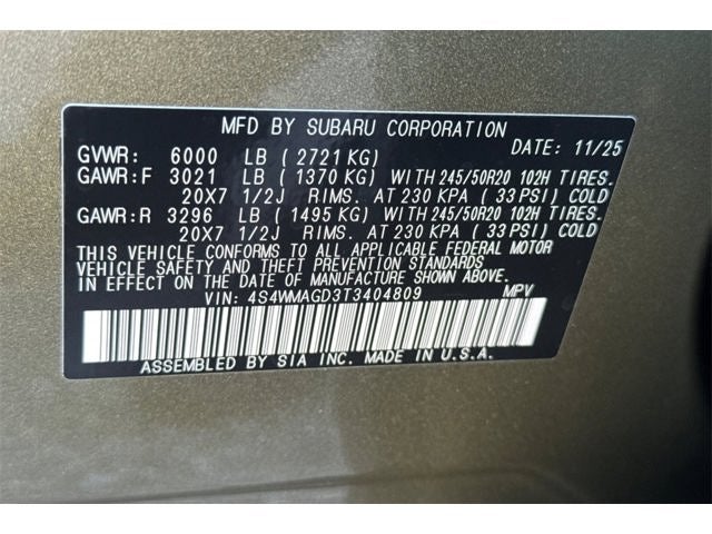 2026 Subaru Ascent Limited 7-Passenger