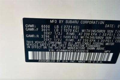 2026 Subaru Ascent Limited Bronze Edition 7-Passenger