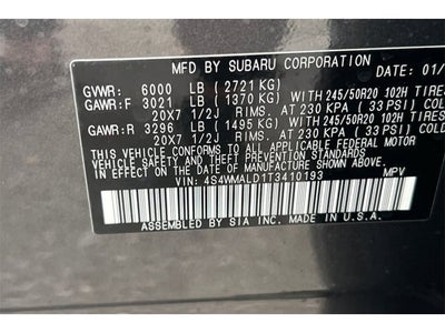 2026 Subaru Ascent Onyx Edition Touring 7-Passenger