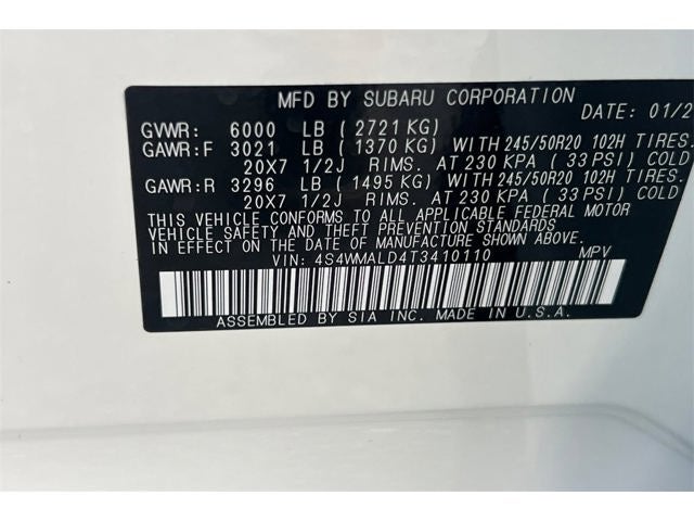 2026 Subaru Ascent Onyx Edition Touring 7-Passenger