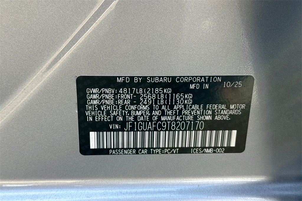 2026 Subaru Impreza Sport