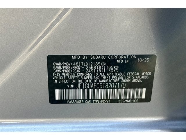 2026 Subaru Impreza Sport