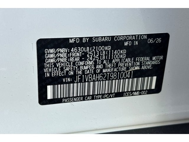 2026 Subaru WRX Base