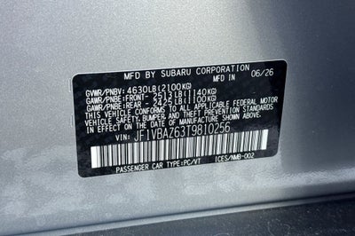 2026 Subaru WRX tS