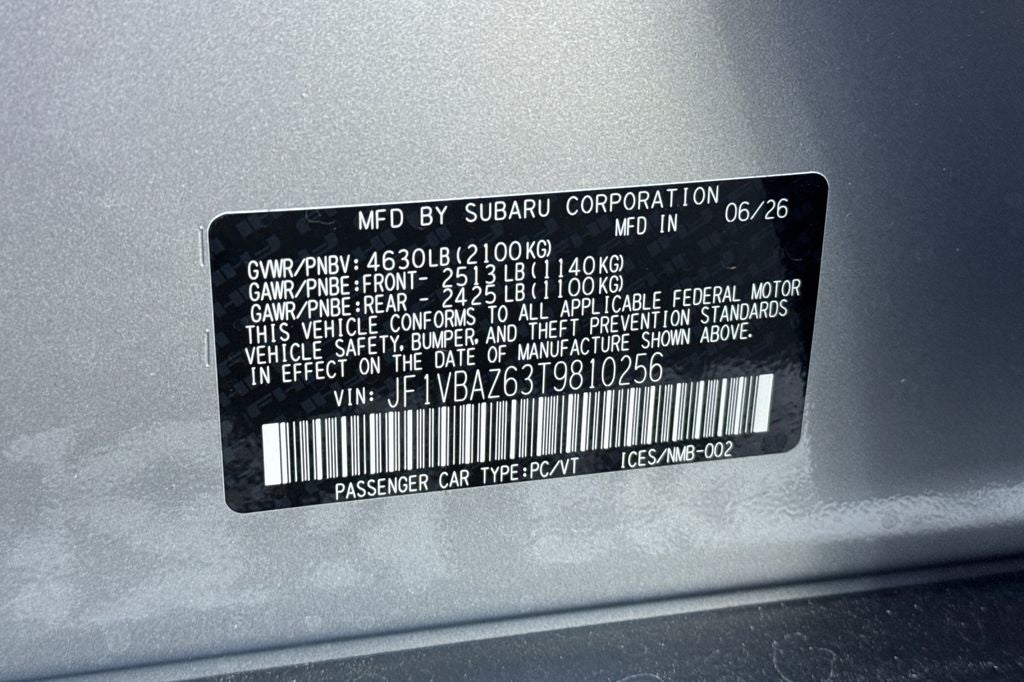 2026 Subaru WRX tS