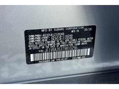 2026 Subaru WRX tS