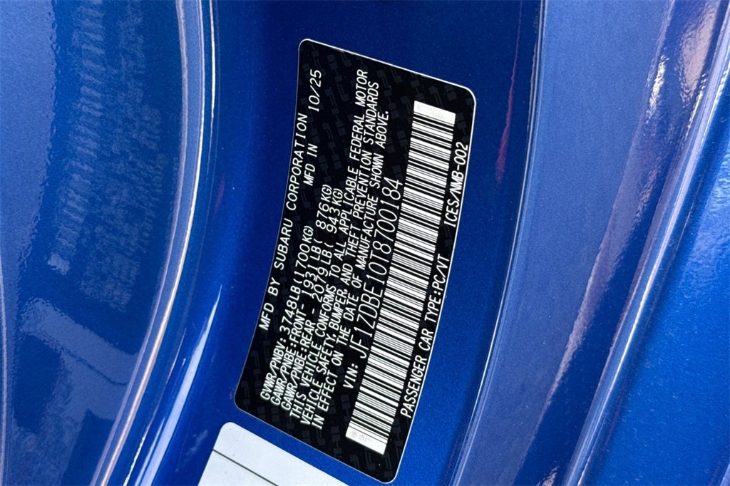 2026 Subaru BRZ Limited