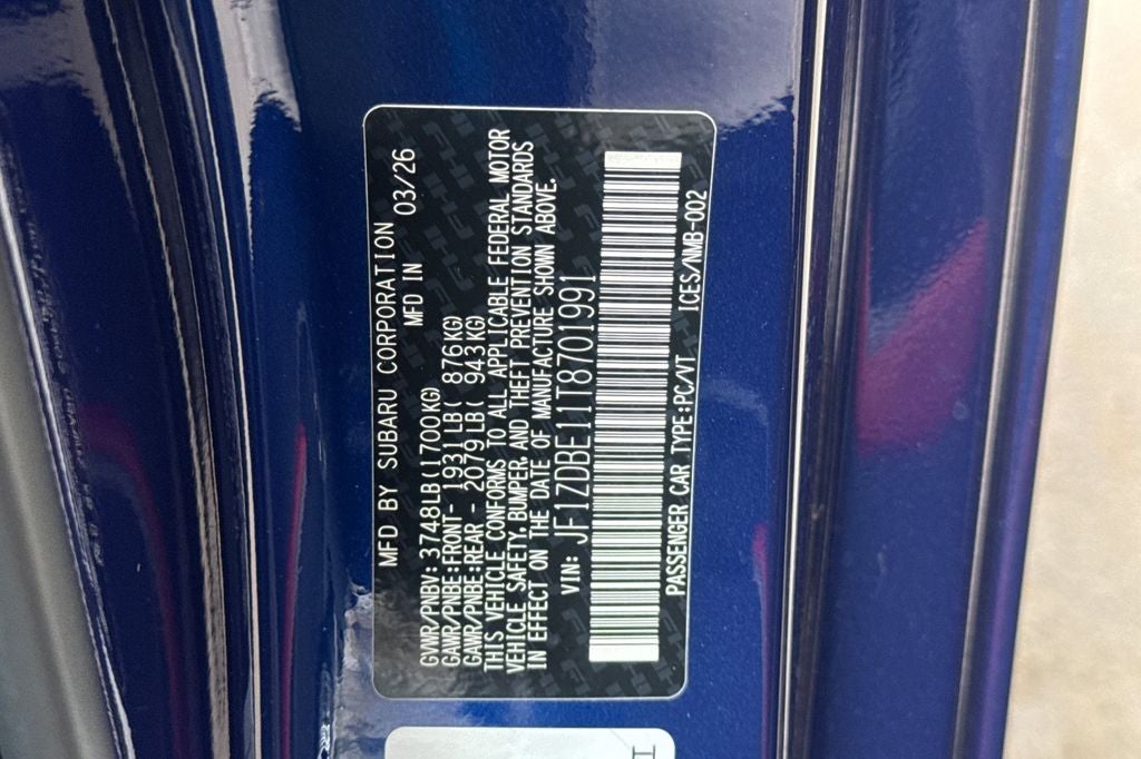 2026 Subaru BRZ Limited