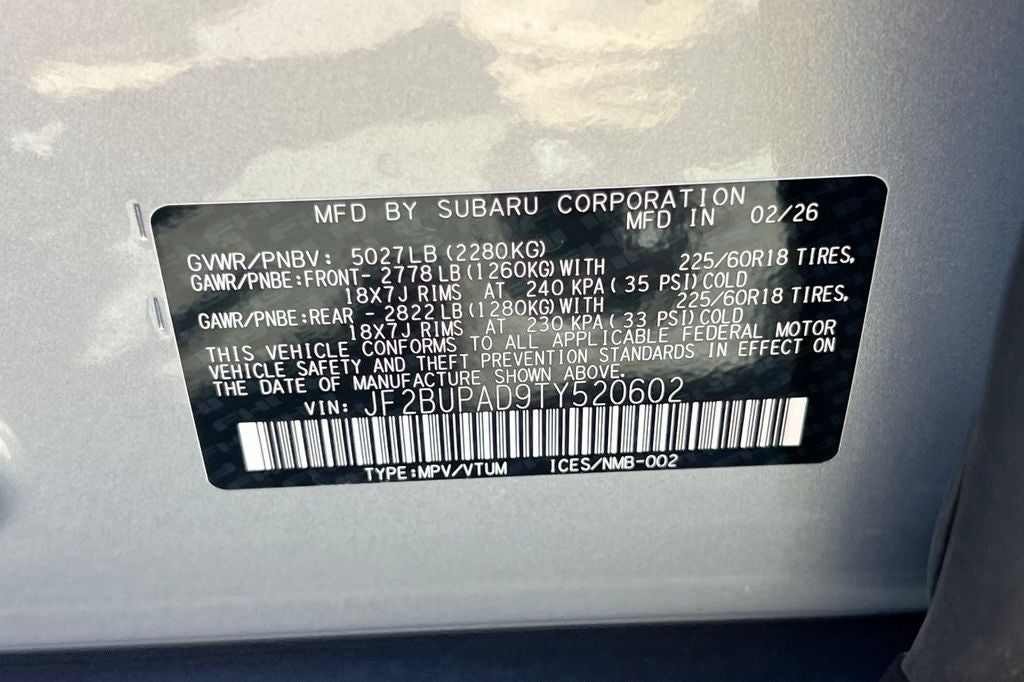 2026 Subaru Outback Premium