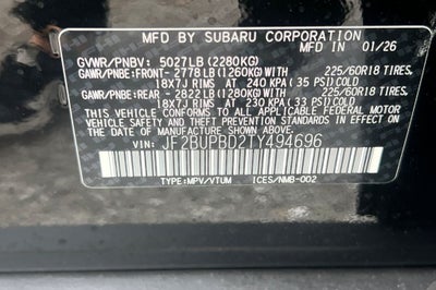 2026 Subaru Outback Premium