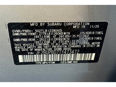 2026 Subaru Outback Premium