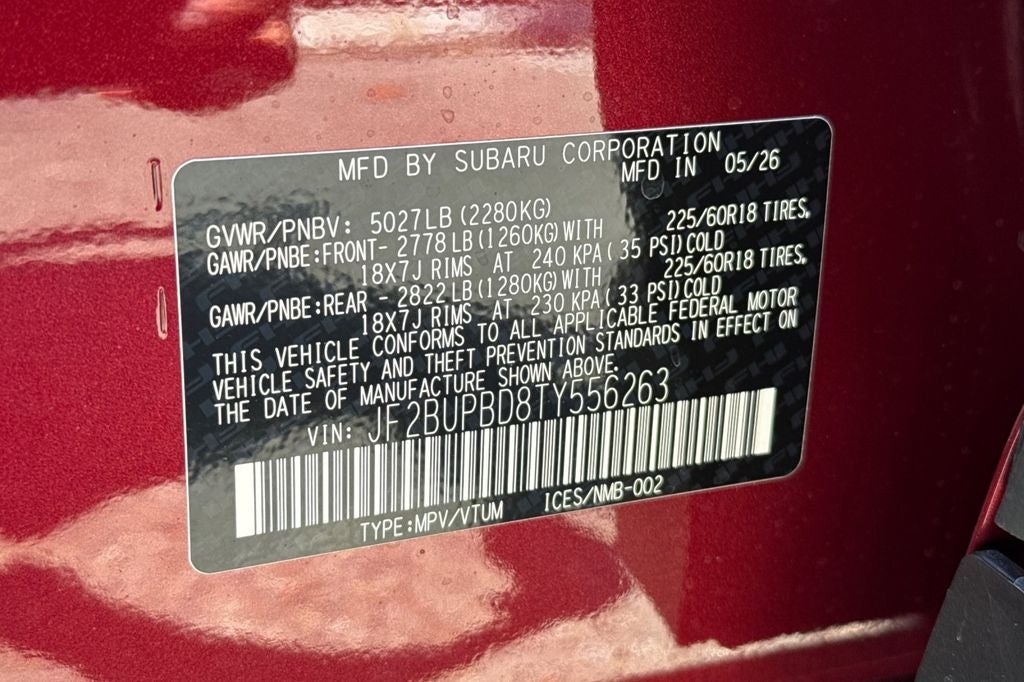 2026 Subaru OUTBACK Premium