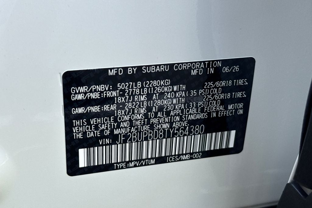 2026 Subaru OUTBACK Premium