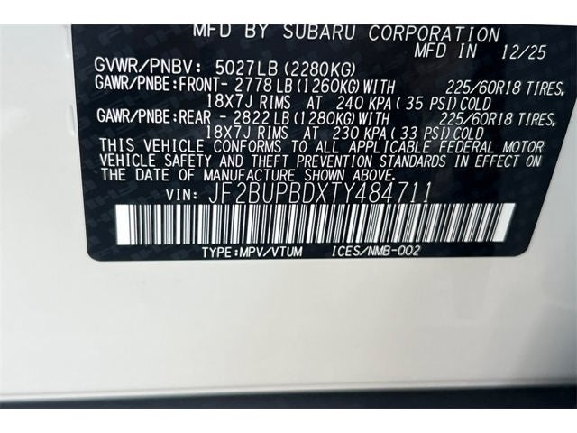 2026 Subaru Outback Premium