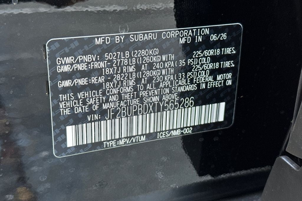 2026 Subaru OUTBACK Premium