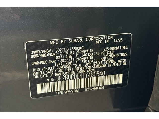 2026 Subaru Outback Limited